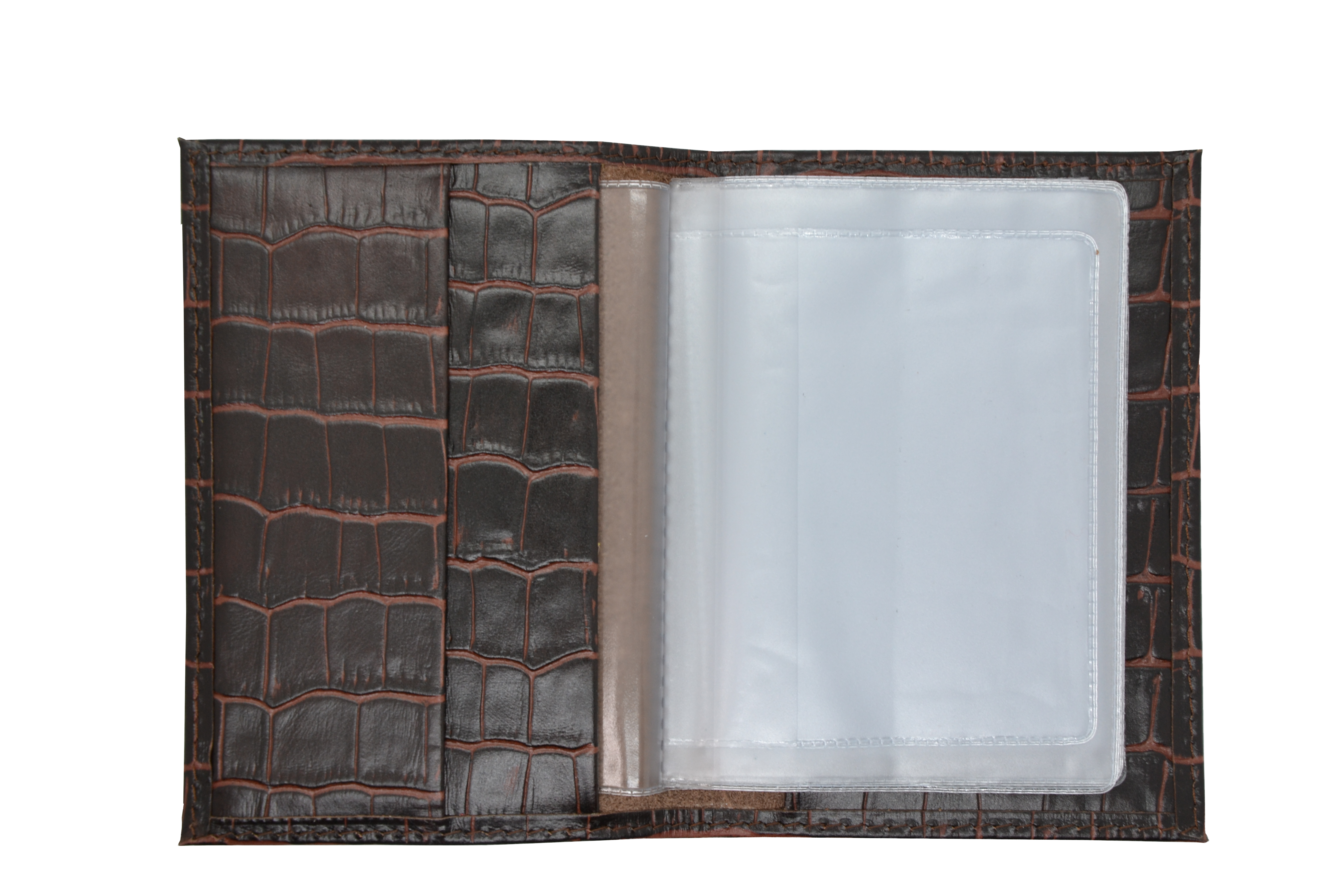 картинка Обложка для водителя ОВ-1  кор П Kroko от магазина ЧАСПРОМ