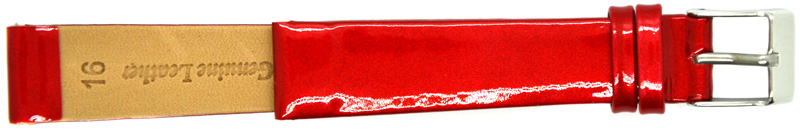 Ремешок для часов 1603-01 Лак (красн)