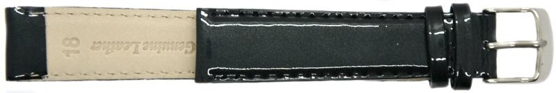 Ремешок для часов 1805-01 Лак (чер)