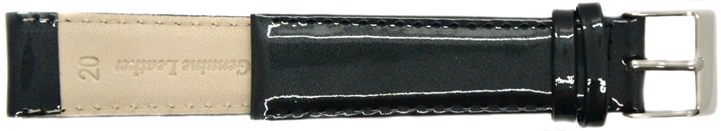 Ремешок для часов 2005-01 Лак (чер)