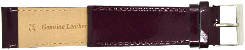 Ремешок для часов 2402-01 Лак (слива)