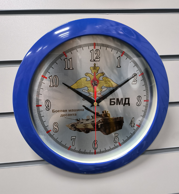 Объемный логотип (с эффектом 3D) на заказных часах